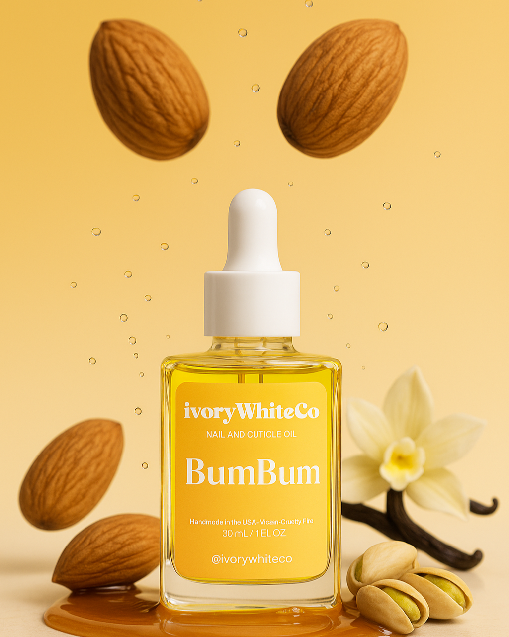 Cuticle Oil Bottle 30ml BumBum