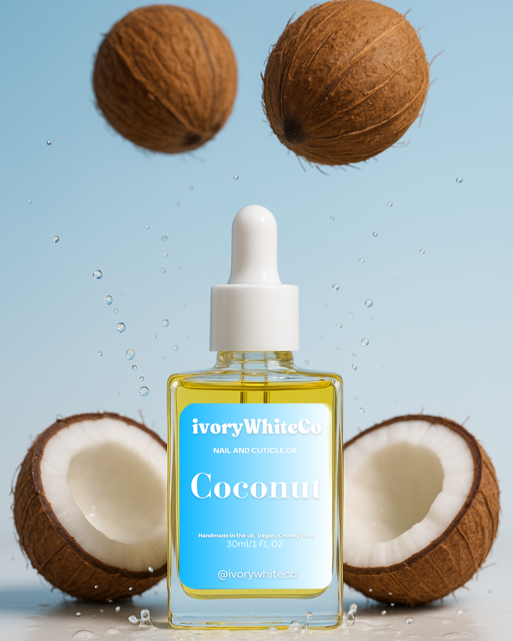 Cuticle Oil Bottle 30ml Coconut